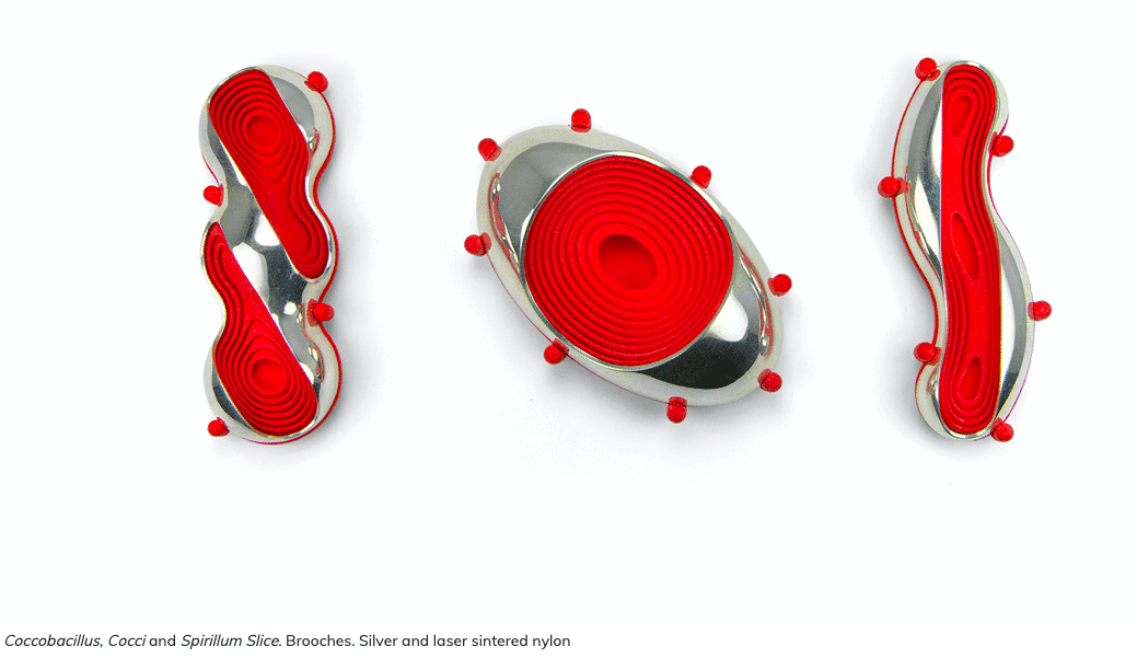 Paul McClure Contemporary Jewelry 3D printed 