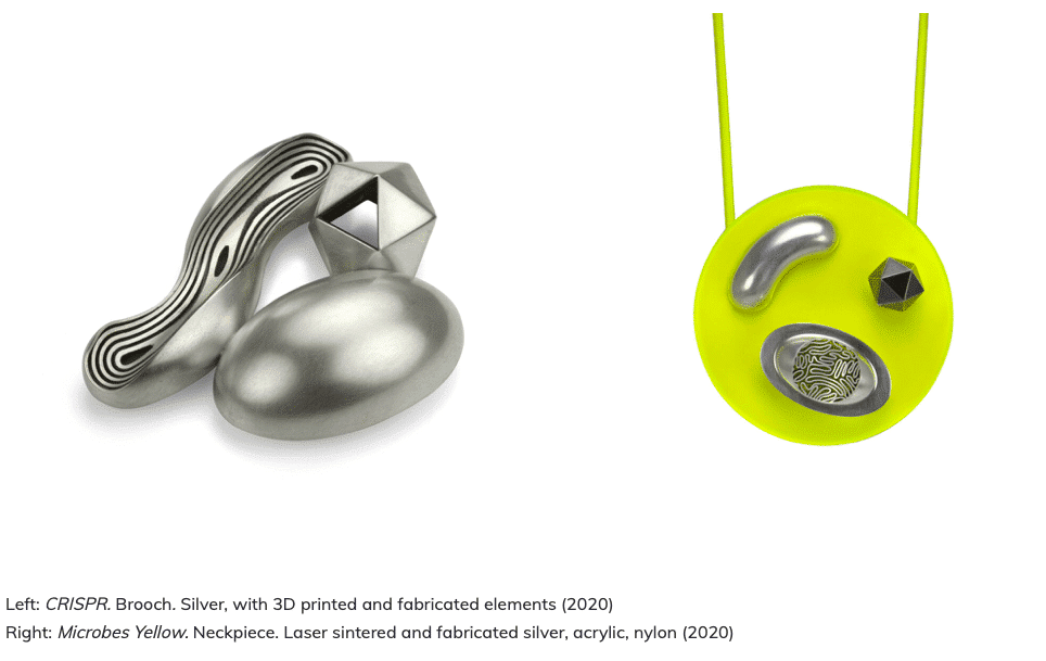 Paul McClure Contemporary Jewelry 3D printed 